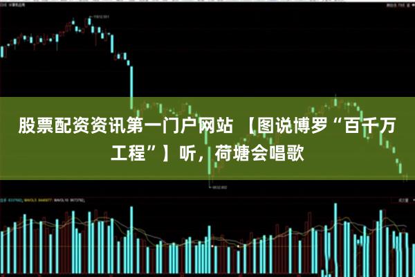 股票配资资讯第一门户网站 【图说博罗“百千万工程”】听，荷塘会唱歌